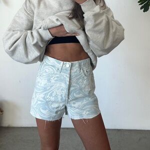 Zara Denim Shorts Size 12, Brand new never worn!